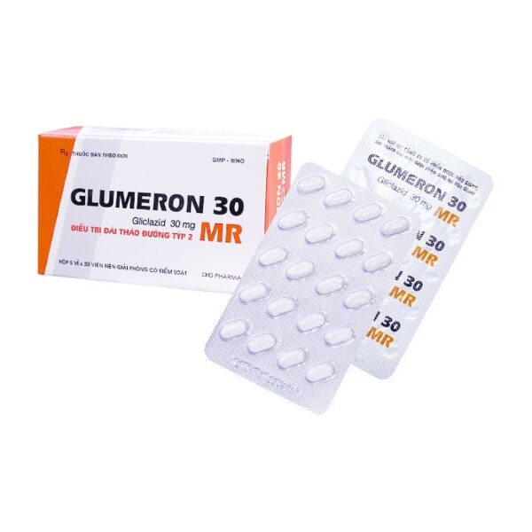 Glumeron 30mg MR DHG, 5 vỉ x 20 viên