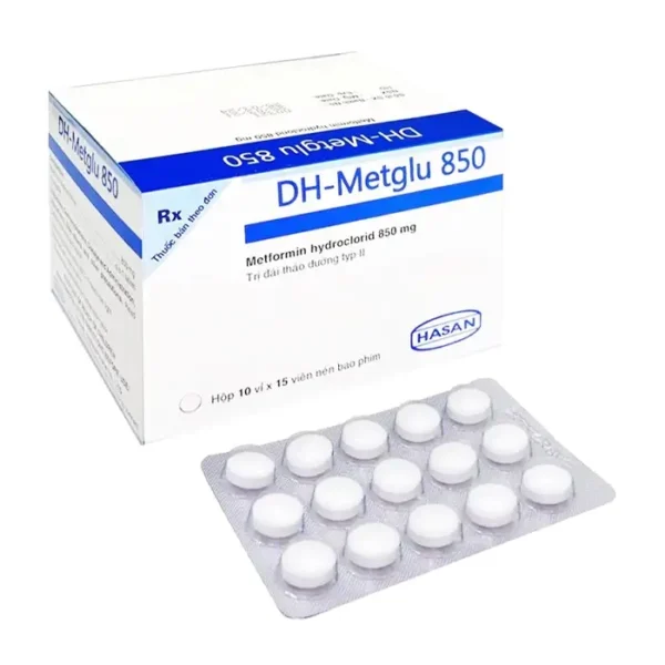 Hasan DH Metglu 850mg, Hộp 150 viên