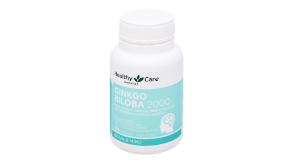 Healthy Care Ginkgo Biloba 2000 giúp tăng cường tuần hoàn máu não