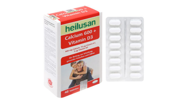 Heilusan Calcium 600 +Vitamin D3 giúp ngừa loãng xương