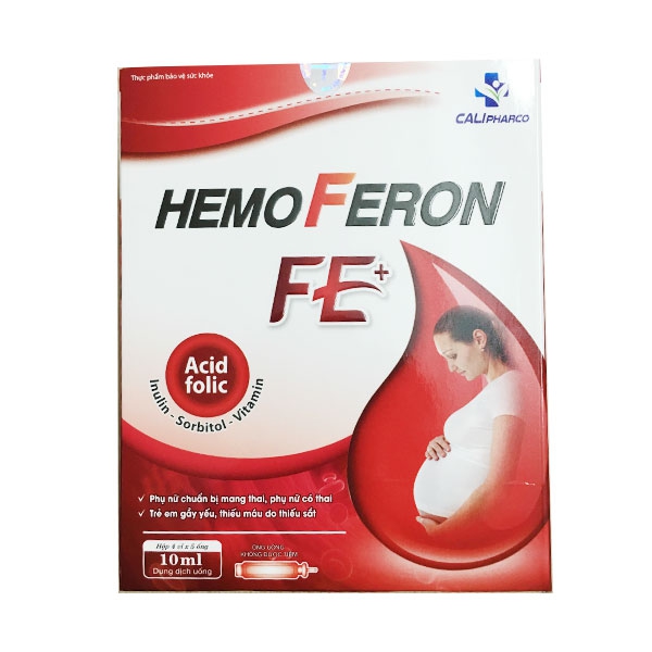 Tpbvsk bổ máu Hemo Feron, Hộp 20 ống