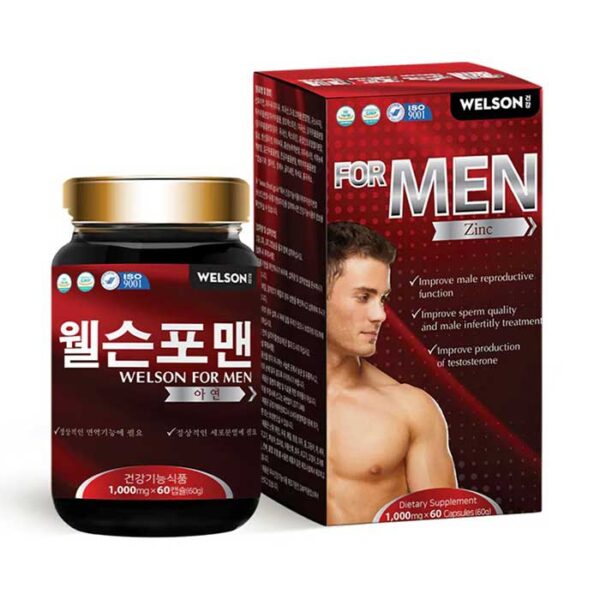 Hỗ trợ sinh lý nam Welson For Men Hộp 60 viên