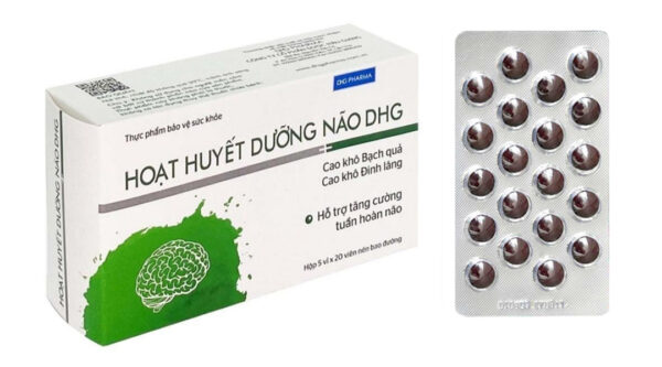 Hoạt huyết dưỡng não DHG hỗ trợ tăng cường tuần hoàn não