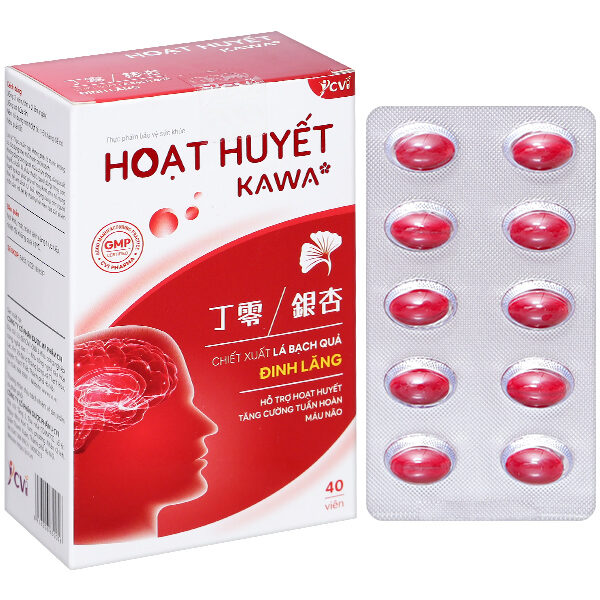 Hoạt huyết Kawa giúp tăng cường lưu thông máu não