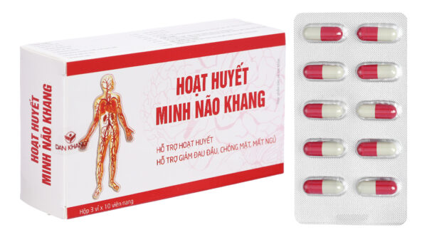 Hoạt huyết Minh Não Khang bổ huyết, giảm đau đầu