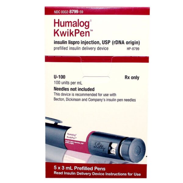 Humalog Kwikpen 100U/ml 5x3ml