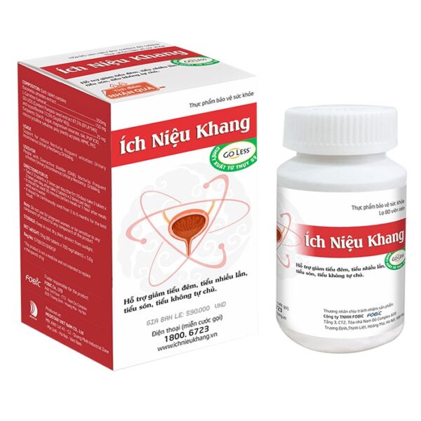 Tpbvsk Ích niệu khang, Chai 80 viên