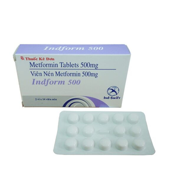 Thuốc tiểu đường  INDFORM 500mg