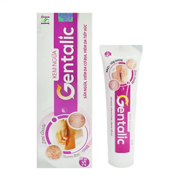 Gentalic SH 25g - Kem trị ngứa, viêm da cơ địa