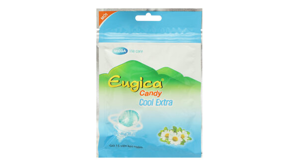 Kẹo ngậm thảo dược Eugica Candy Cool Extra giảm đau họng