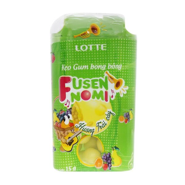 Kẹo gum Lotte Fusen Nomi trái cây 15g