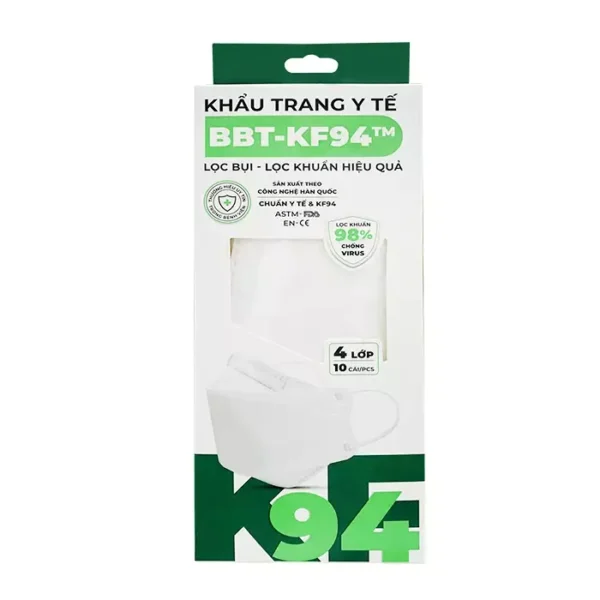 Khẩu trang y tế BBT-KF94 4 lớp 10 cái