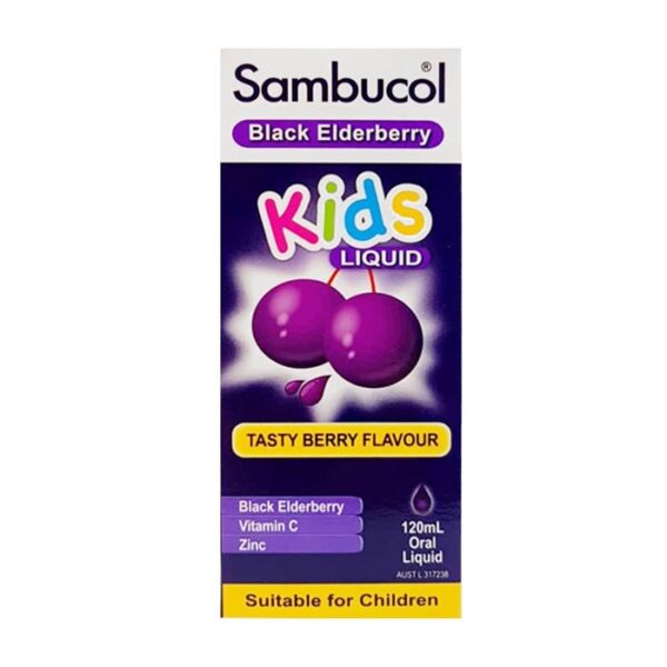 Kids Liquid Sambucol 120ml - Siro tăng cường sức đề kháng