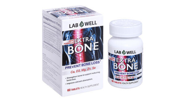 Lab Well Extra Bone bổ sung canxi và vitamin cho xương