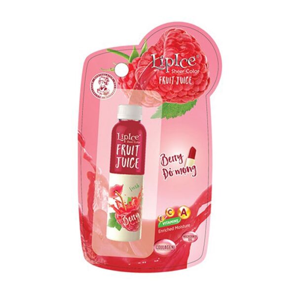 Lipice Sheer Color Fruit Juice 4g - Son dưỡng môi hương vị trái cây