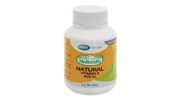 Medicrafts Natural Vitamin E 400IU hạn chế lão hóa