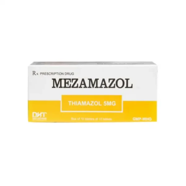 Mezamazol 5mg DHT, Hộp 10 vỉ x 10 viên