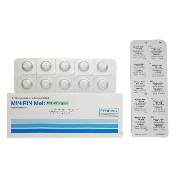 Thuốc lợi tiểu Minirin Melt Oral Lyophilisate 120mcg, Hộp 30 viên – NHÀ ...