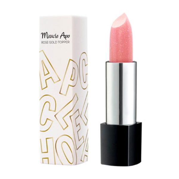 Miracle Apo Rose Gold Topper Rohto Mentholatum 4g - Son dưỡng môi