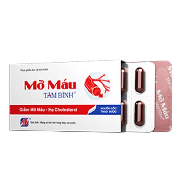 Mỡ máu Tâm Bình, Hộp 60 viên