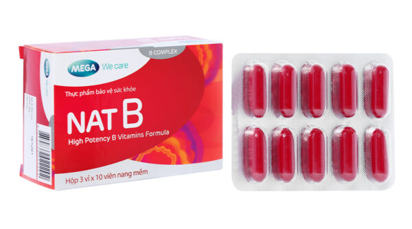 Nat B bổ sung vitamin B, giảm mệt mỏi