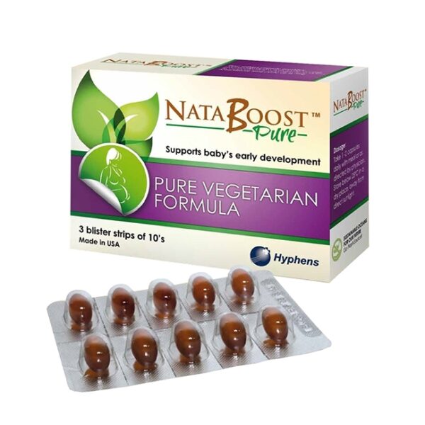 Nataboost Pure bổ sung DHA cho phụ nữ đang mang thai và cho con bú