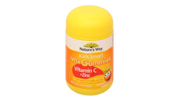 Kẹo dẻo Kids Smart Vita Gummies Vitamin C + Zinc tăng cường miễn dịch