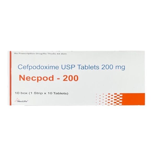 Necpod 200 Neclife 1 vỉ x 10 viên