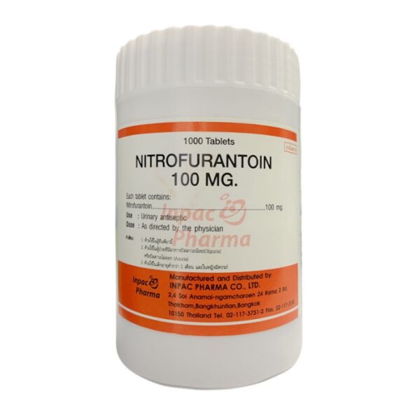 Nitrofurantoin 100mg Inpac 1000 viên