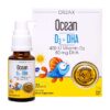 Ocean D3+DHA 20ml - Siro cho trẻ còi xương, chậm phát triển