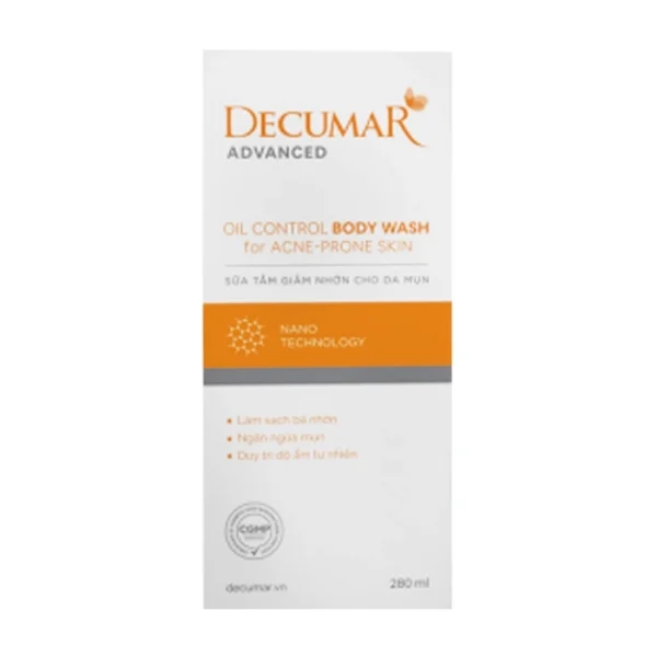 Oil Control Body Wash Decumar 280ml - Sữa tắm, giảm mụn