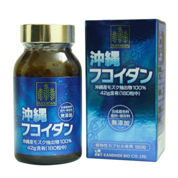 Viên uông tảo Nhật Okinawa Fucoidan Kanehide Bio 180 viên