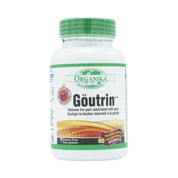 Tpbvsk giúp hỗ trợ bệnh Gout Organika Goutrin, Hộp 60 viên