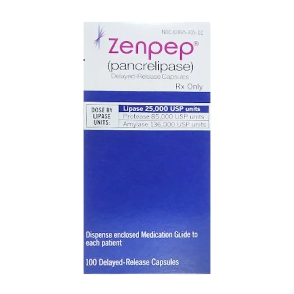 Pancrelipase Zenpep 100 viên