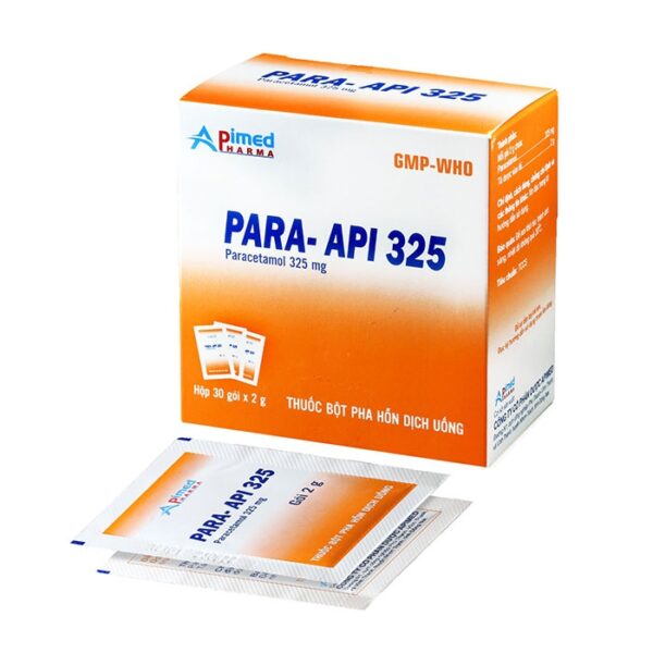 Para-Api 325mg Apimed 30 gói x 2g