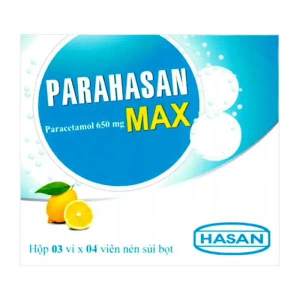 Parahasan Max 650mg Hasan 3 vỉ x 4 viên