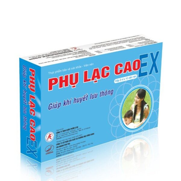 Tpbvsk Phụ Lạc Cao Ex giúp tăng cường lưu thông khí huyết