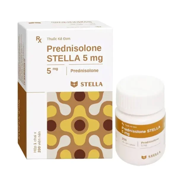 Prednisolone Stella 5mg 200 viên