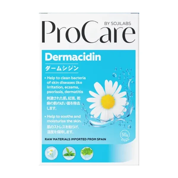 Procare Dermacidin Sojilabs 50g - Kem làm sạch và dưỡng ẩm da