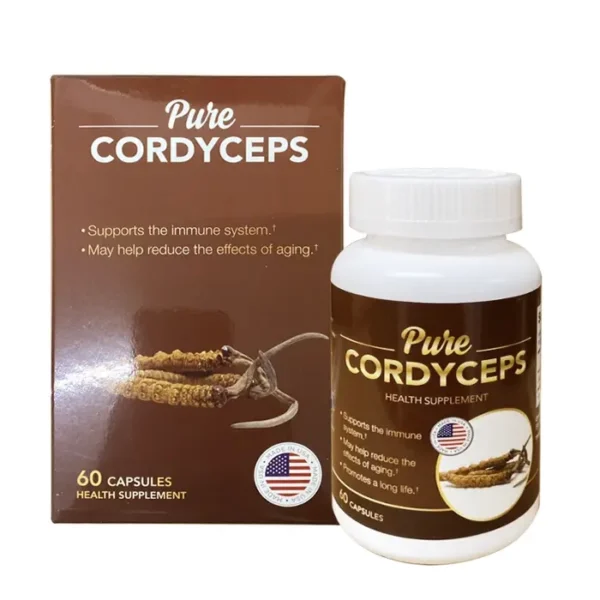 Pure Cordyceps 1500mg 60 viên - Bồi bổ sức khoẻ