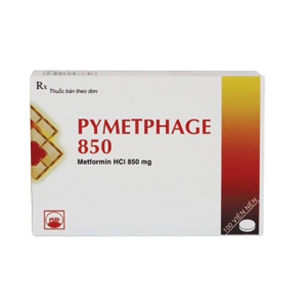 Thuốc Pymetphage 850mg, Hộp 100 viên