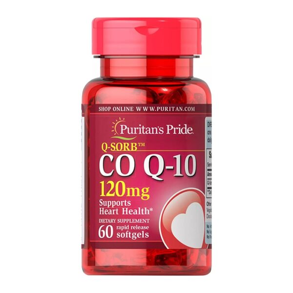 Q-Sorb Co-Q10 120mg Puritan's Pride 60 viên - Viên uống bổ tim mạch