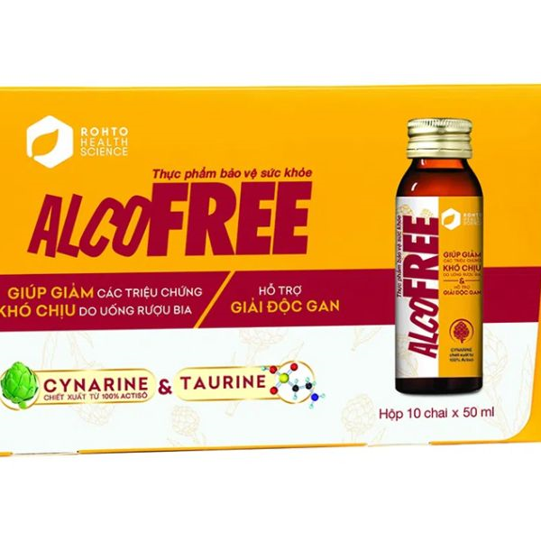 Nước giải rượu Rohto Alcofree hỗ trợ giải độc, bảo vệ gan