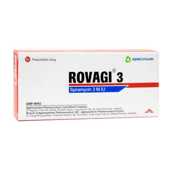 Rovagi 3 Agimexpharm 2 vỉ x 5 viên