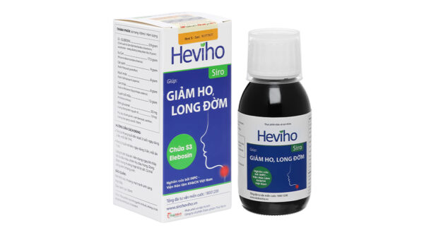 Siro Heviho hỗ trợ giảm ho, long đờm