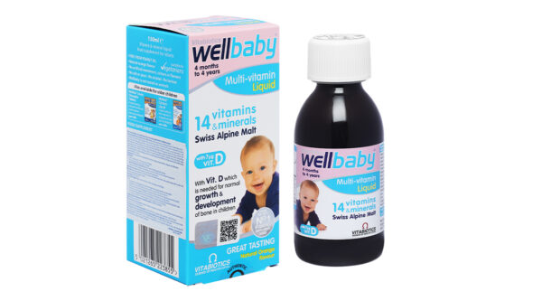 Siro Vitabiotics Wellbaby bổ sung vitamin cho bé