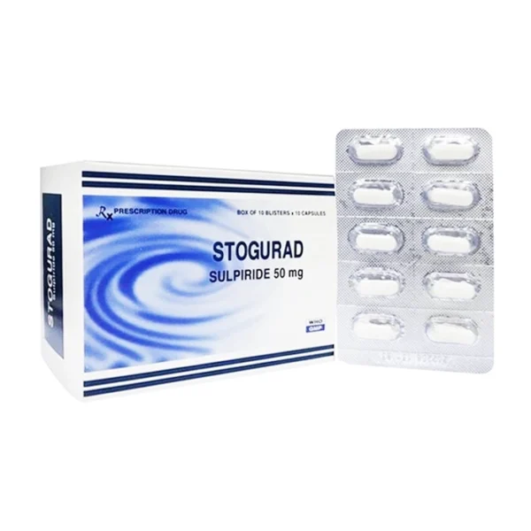 Stogurad 50mg Davipharm 10 vỉ x 10 viên - Trị ngắn ngày chứng lo âu