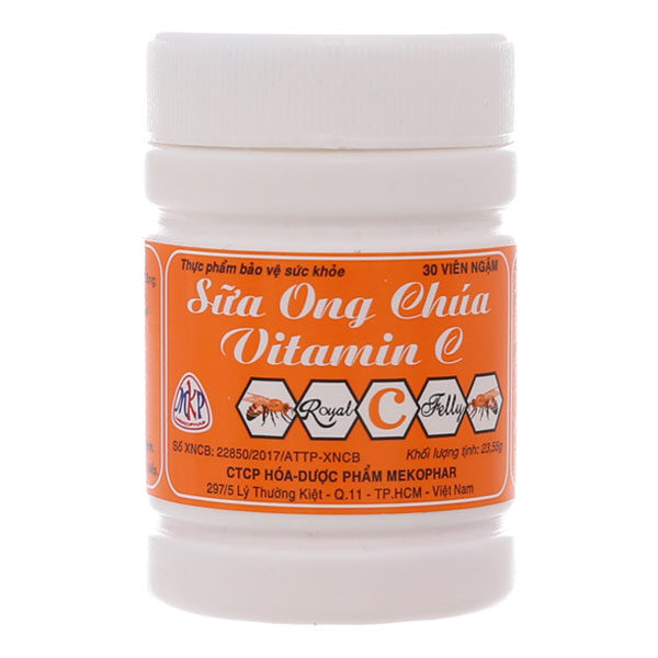 Viên ngậm Sữa Ong Chúa Vitamin C tăng sức đề kháng