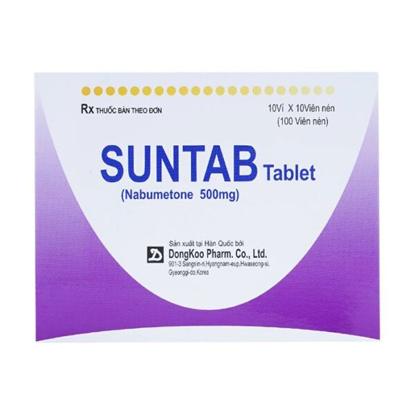 Suntab 500mg Dongkoo 10 vỉ x 10 viên