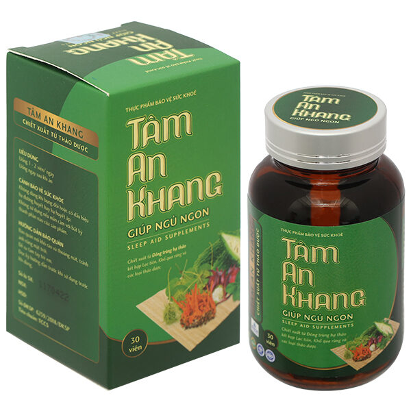 Tâm An Khang bồi bổ sức khỏe, an thần, giúp ngủ ngon